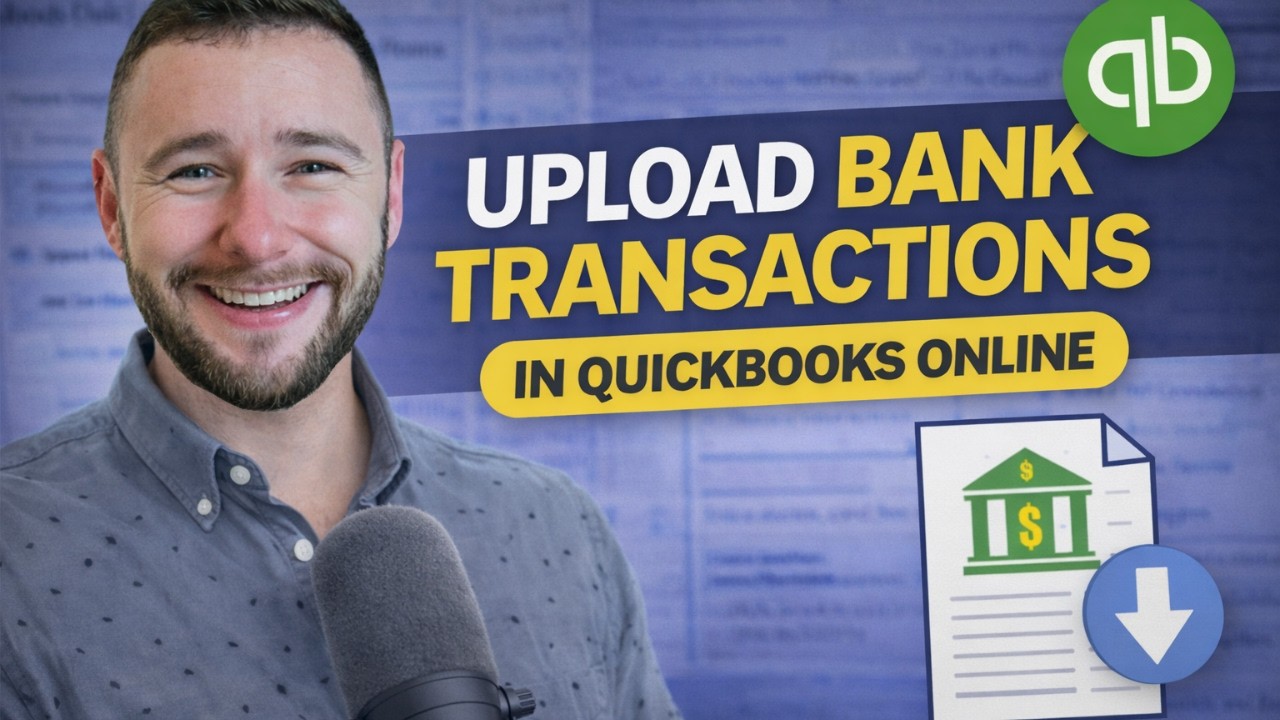 How to Manually Upload Bank Transactions in QuickBooks Online