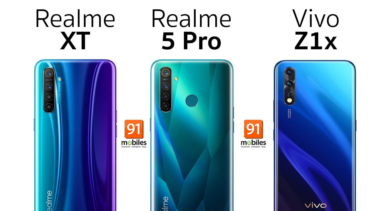 Realme XT vs Realme 5 Pro vs Vivo Z1X: Full camera comparison