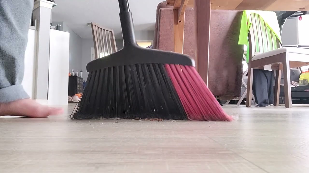 ASMR Floor Sweeping - No Talking
