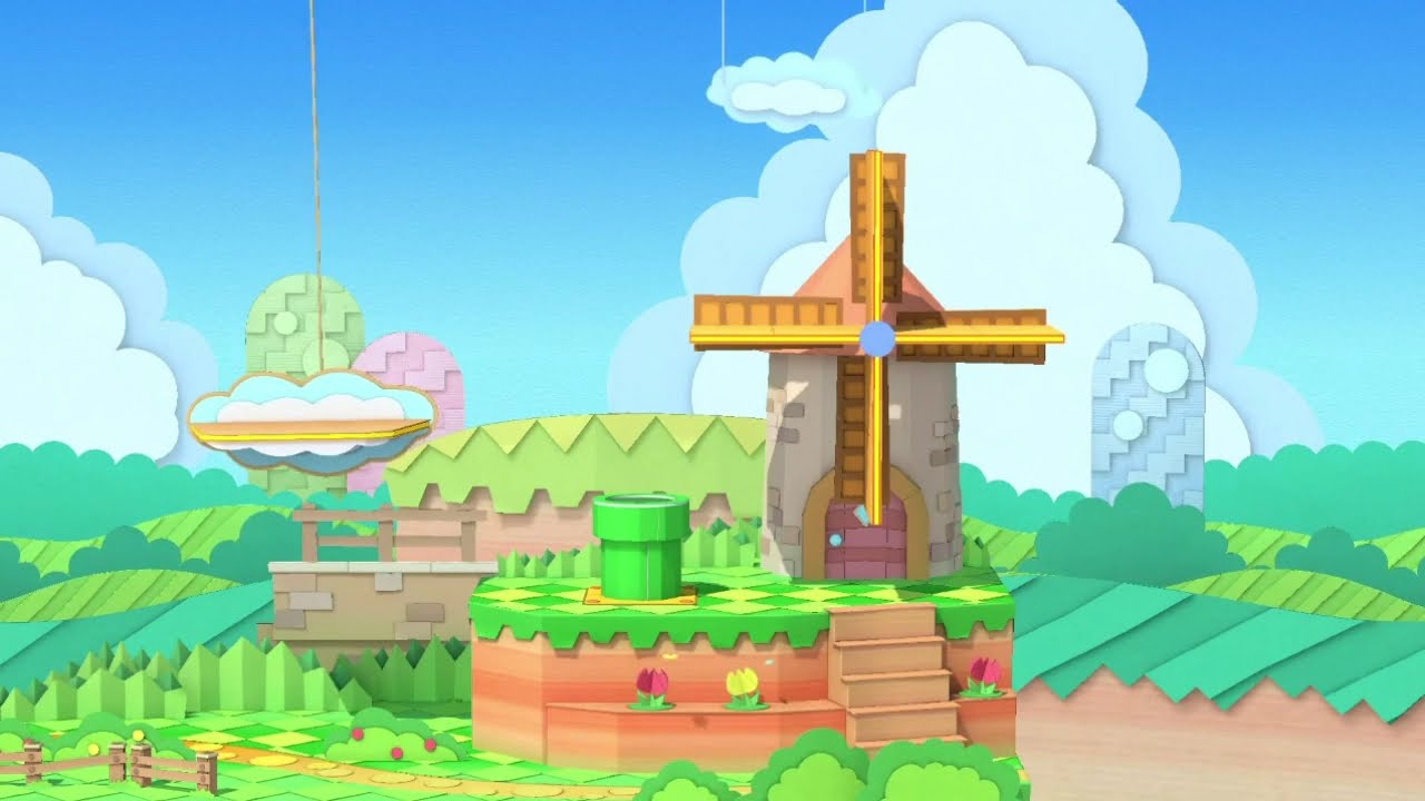 Paper Mario | Super Smash Bros Ultimate stage.