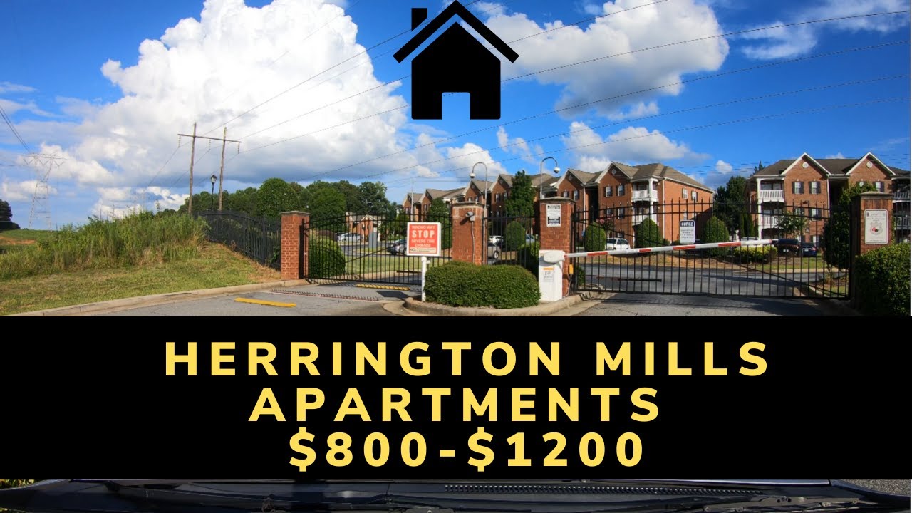 Neighborhood Drive . Herrington Mill Apartments. Atlanta.  $900 to $1200.