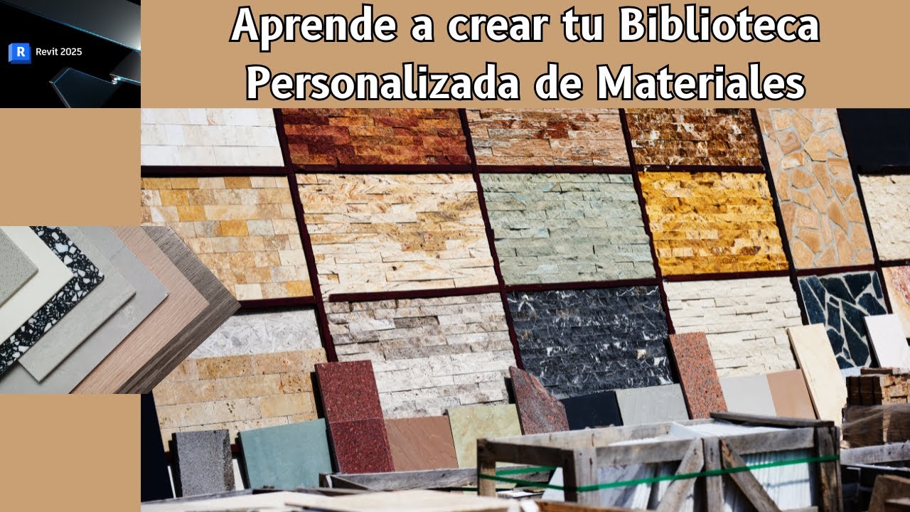 REVIT -  Cómo crear mi Biblioteca Personalizada de Materiales
