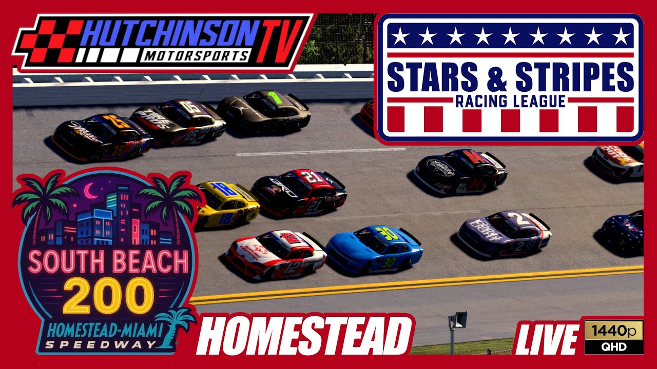 LIVE iRacing Stars and Stripes Series @ Homestead - Starts at 9:20PM EST