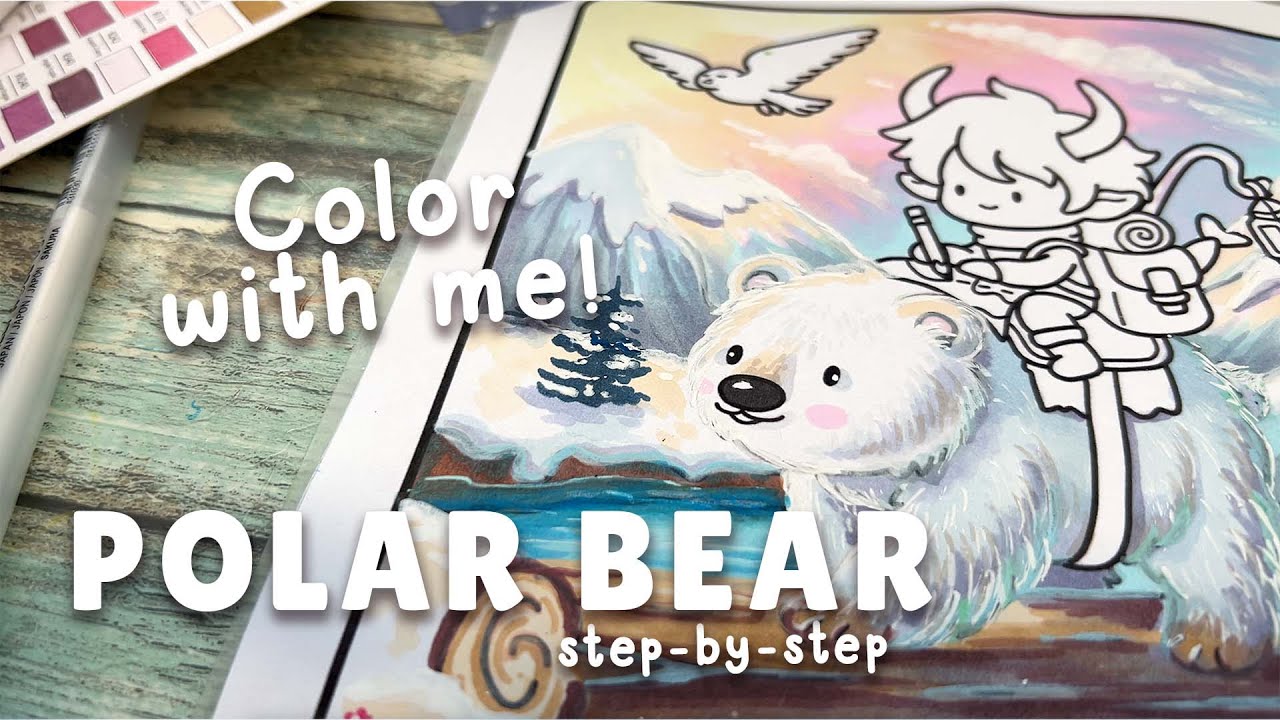 Color with me! | Step-by-Step Coloring Tutorial with Ohuhu Alcohol Markers