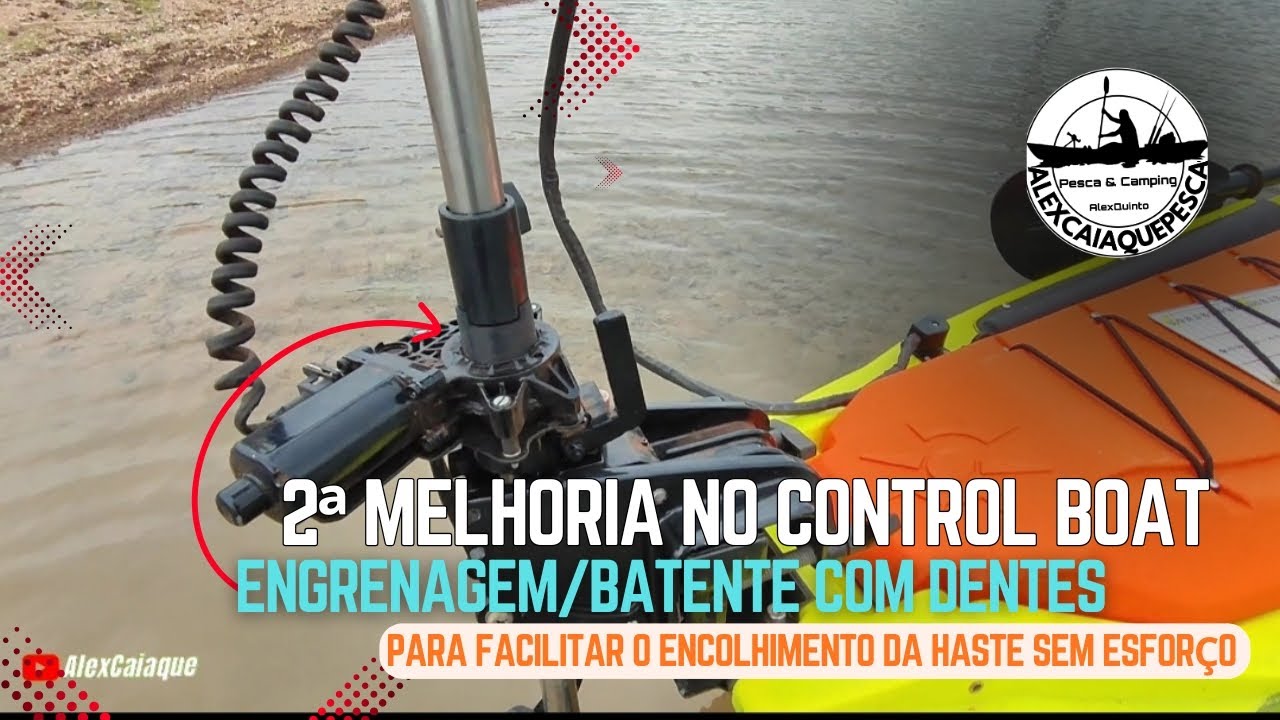 MELHORIAS NO CONTROL BOAT batente com dentes 