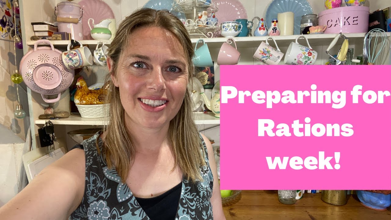 Preparing for living on WW2 UK Rations