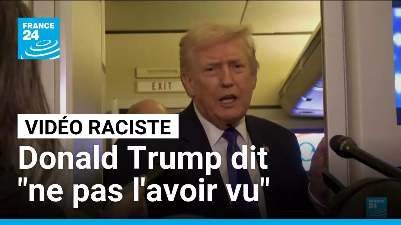 Vidéo raciste visant Barack Obama : Donald Trump dit 