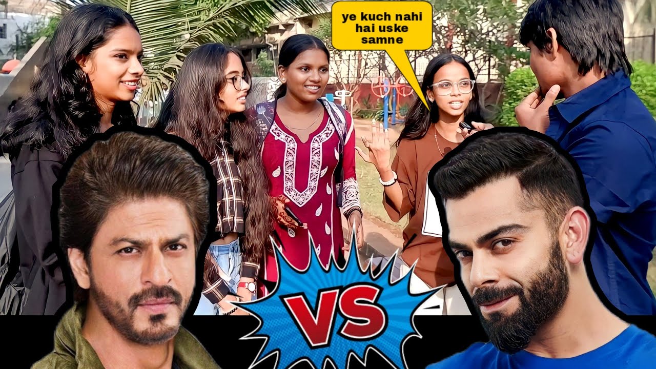 Who Is Real King for public King Kohli OR King khan, shah Rukh Khan vs Virat Kohli, cricket n movie