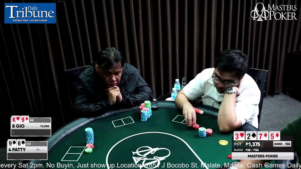Efren Bata Reyes and Django Bustamante at Masters Poker