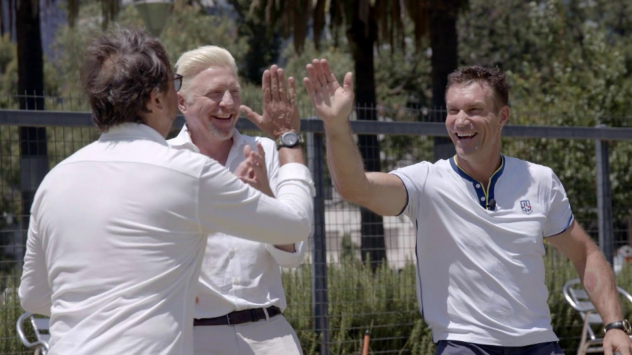 Who Is The King Of Grass? Pat Cash, Henri Leconte or Boris Becker...