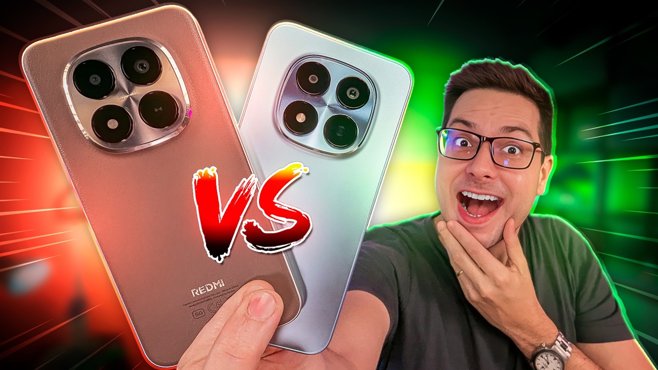 A BRIGA das CÂMERAS de 200mp da Xiaomi! Redmi Note 15 Pro 5G vs Redmi Note 15 Pro Plus!