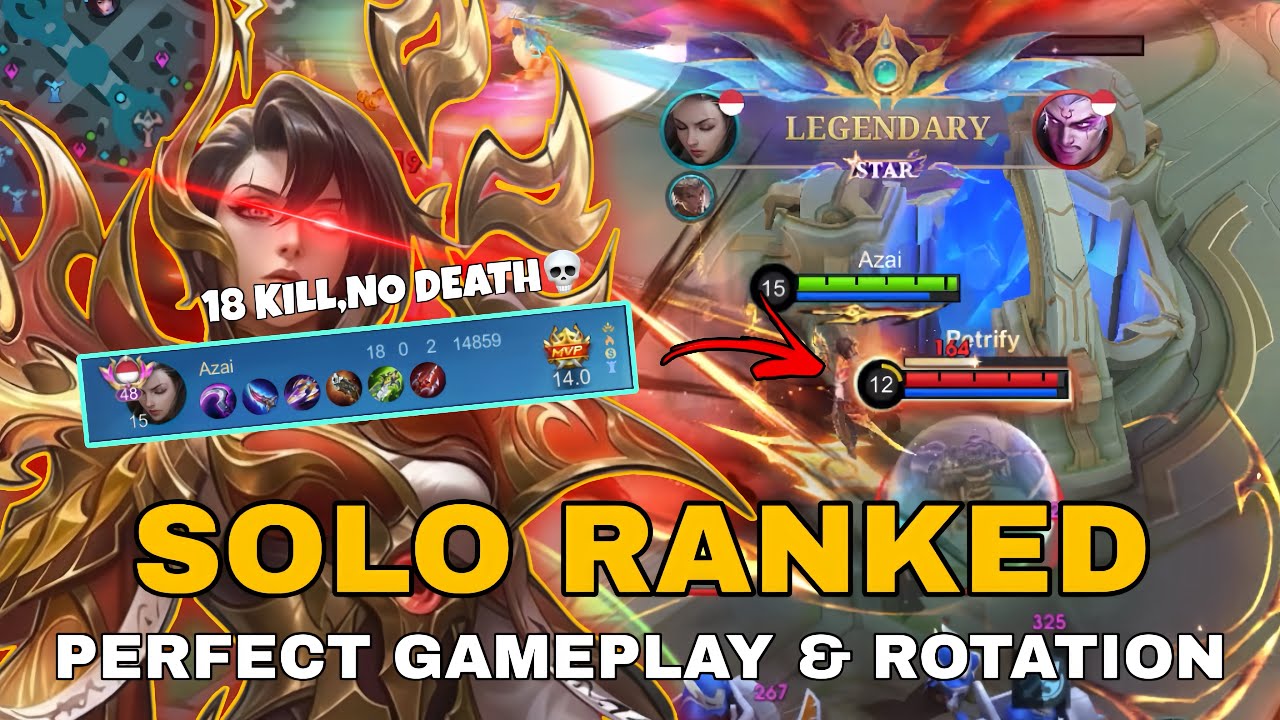 BENEDETTA PRO GAMEPLAY❗️| SOLO RANKED HIGH RANK - MLBB