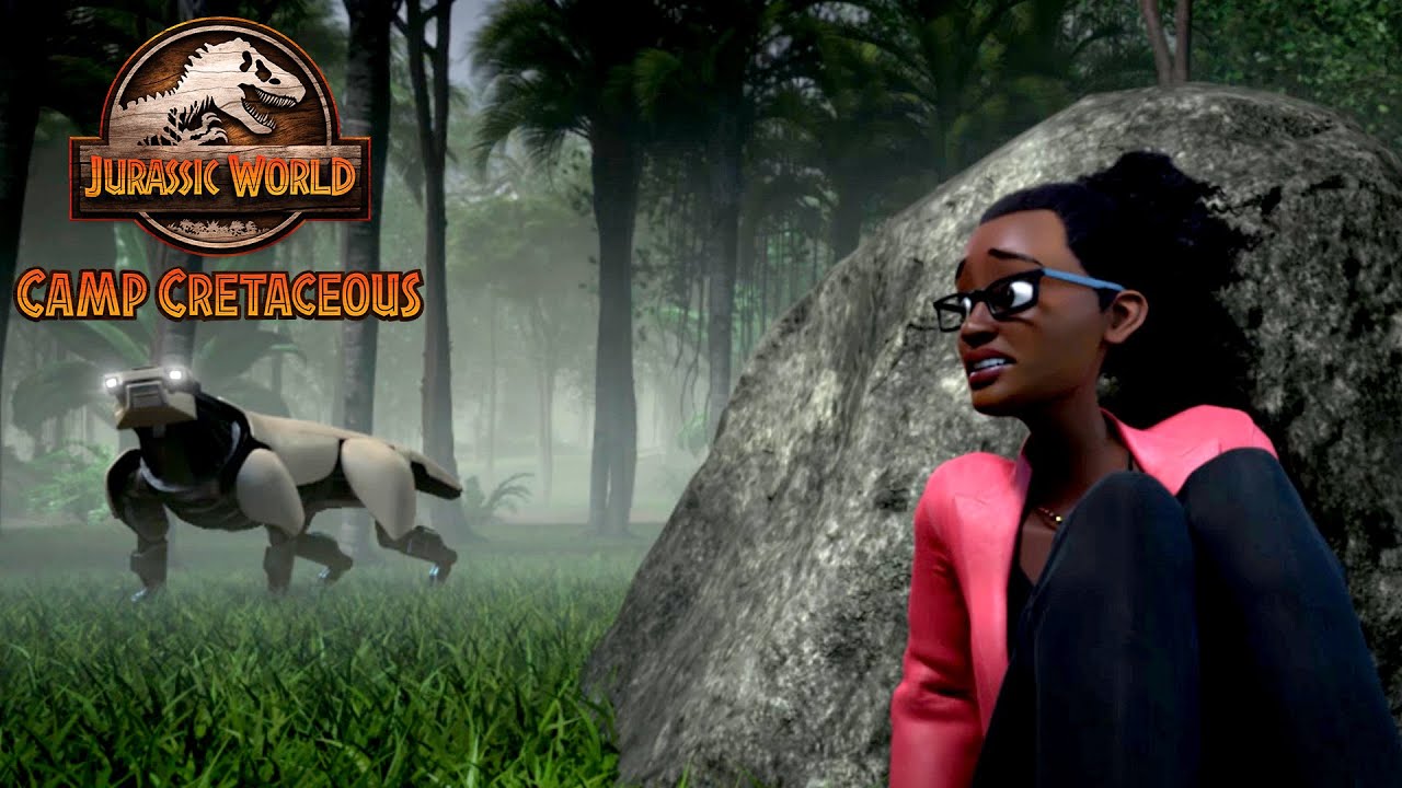 Taking Down Dino Droids! | JURASSIC WORLD CAMP CRETACEOUS | Netflix