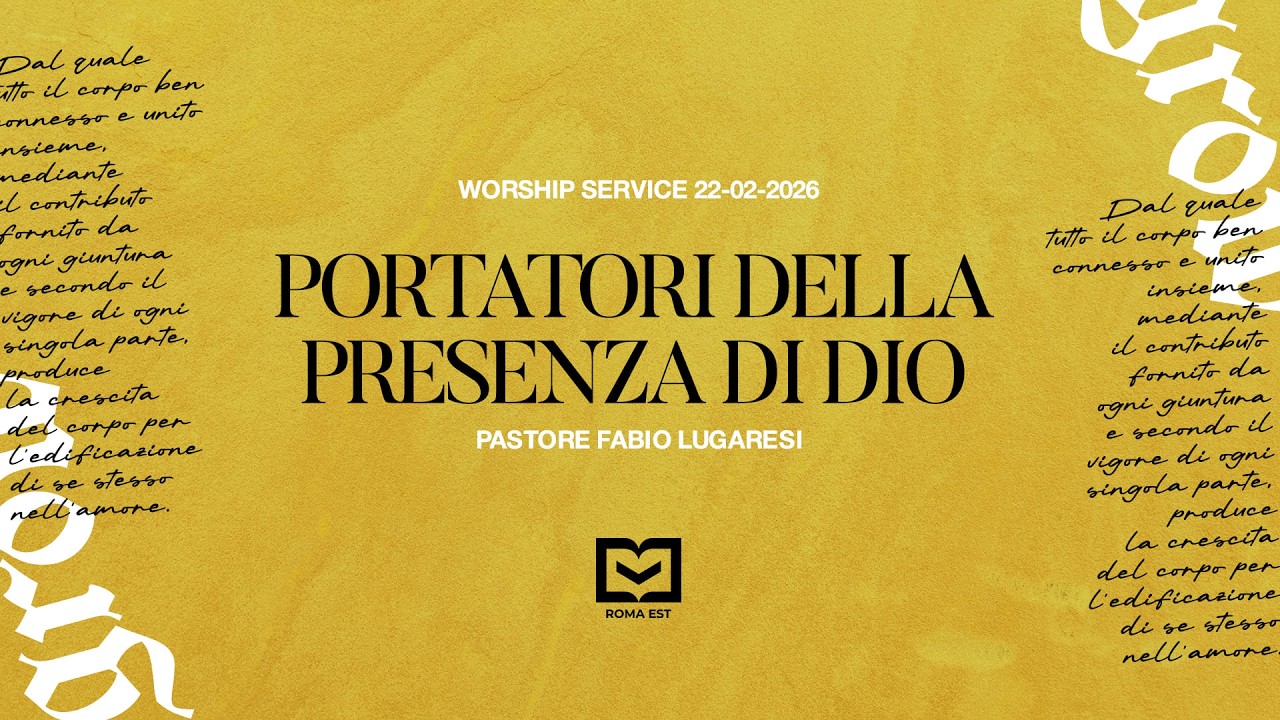 WORSHIP SERVICE - Domenica 22 Febbraio 2026
