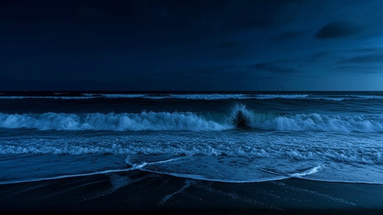 Ultimate Sleep Aid: Ocean Ambience to Quiet Overthinking (Black Screen)