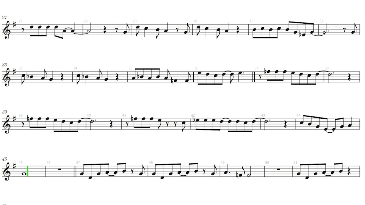 I just can't stop loving you - M. Jackson - Tenor sax play along.
