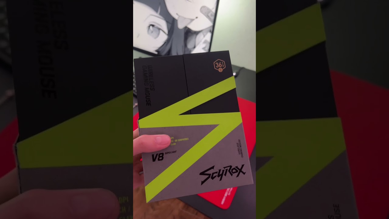 Phenomenal mouse - scyrox v8 #gaming #tech #techtok #gamer #unboxing