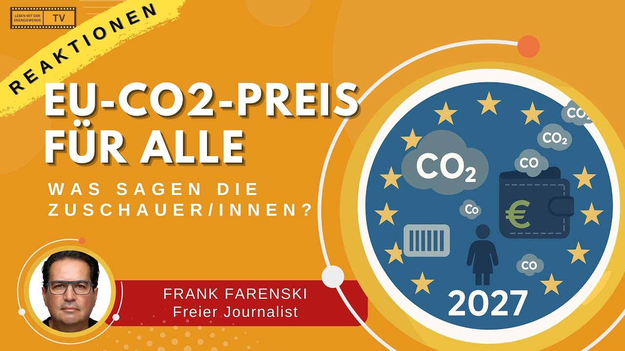 REAKTIONEN: AB 2027 - CO2-PREIS FÜR ALLE