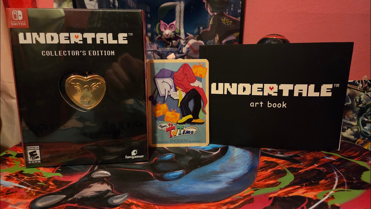 Undertale Collectors Edition And Art Book Unboxing!!!!