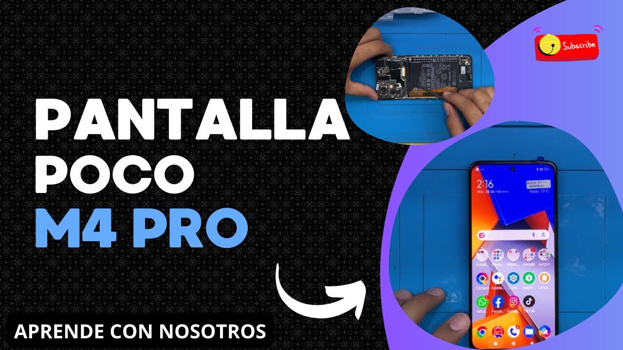 COMO CAMBIAR PANTALLA POCO M4 PRO [BIEN EXPLICADO]