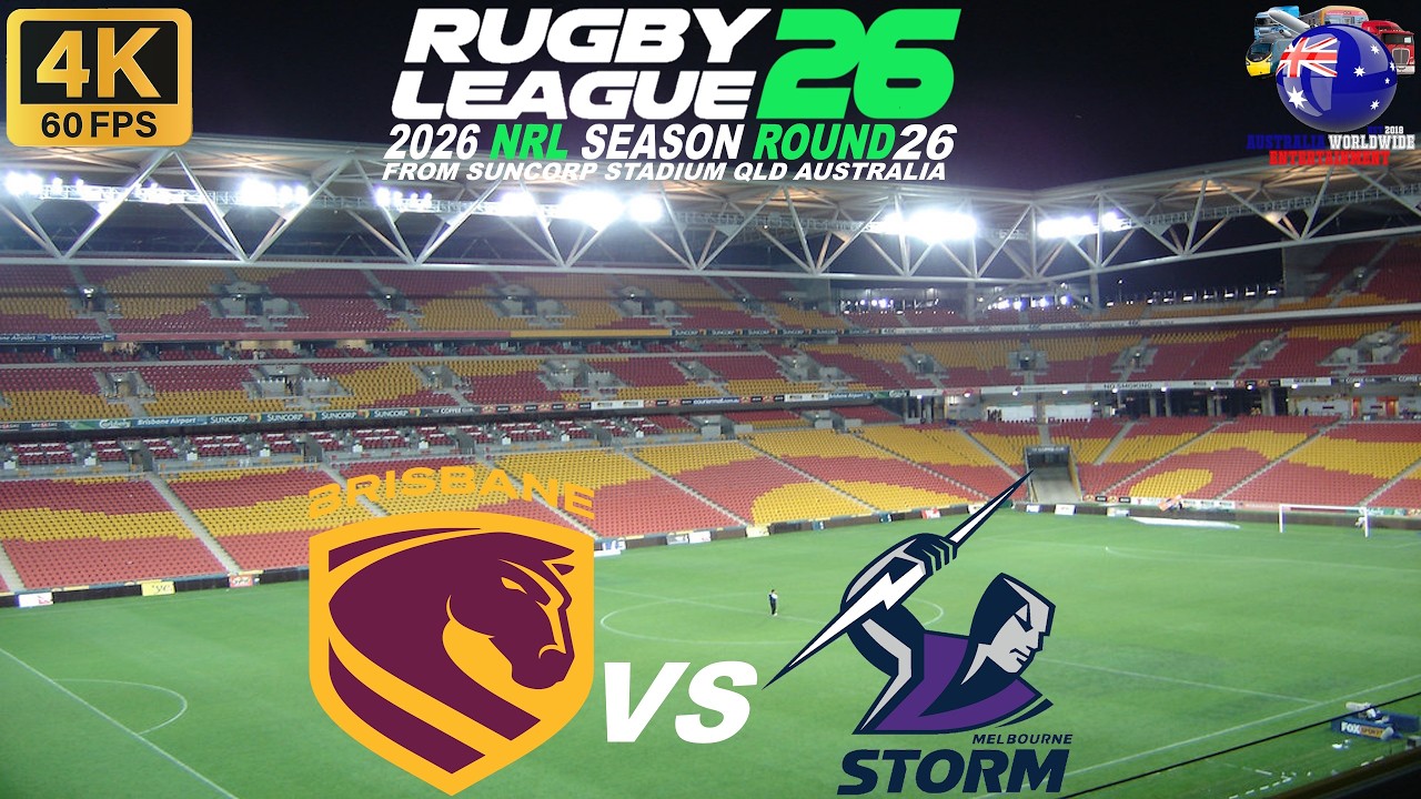 Brisbane Broncos против Melbourne Storm, тур 26 &mdash; 27.08.26, Rugby League 26 #nrl #регбилига