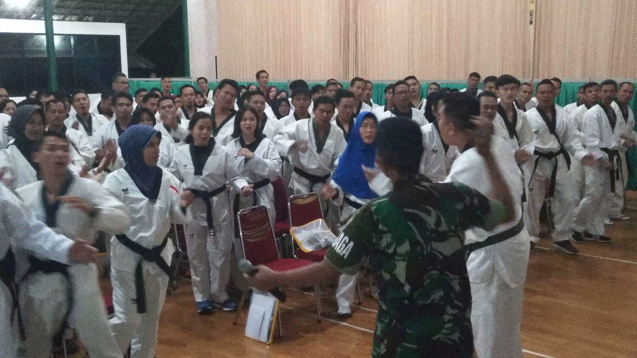 Taekwondo, Yel..yel... Diklat Wasit Nasional 2018 - Dodik Bela Negara Cikole Angkatan ke 14,