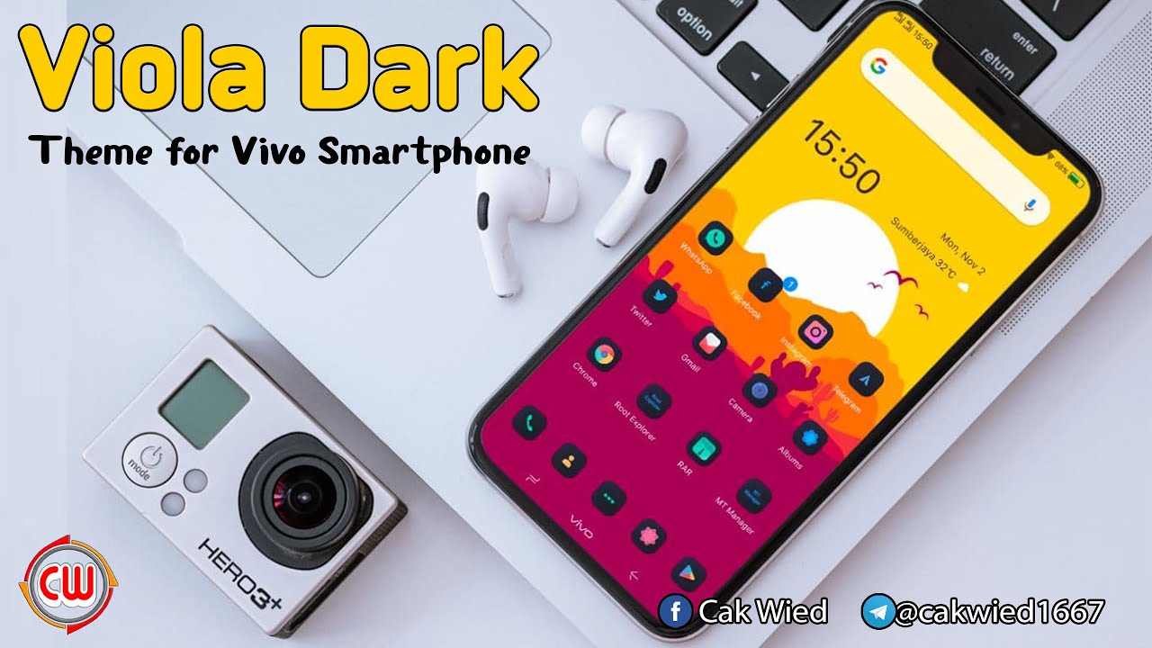 Viola Dark Theme for Vivo