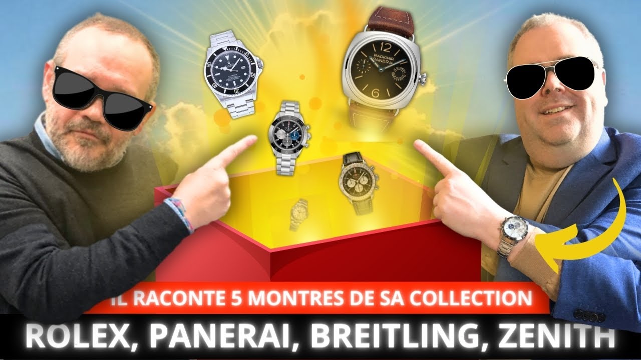 Ta PRÉFÉRÉE ? ROLEX, PANERAI, ZENITH, BREITLING... Pierre raconte sa COLLECTION