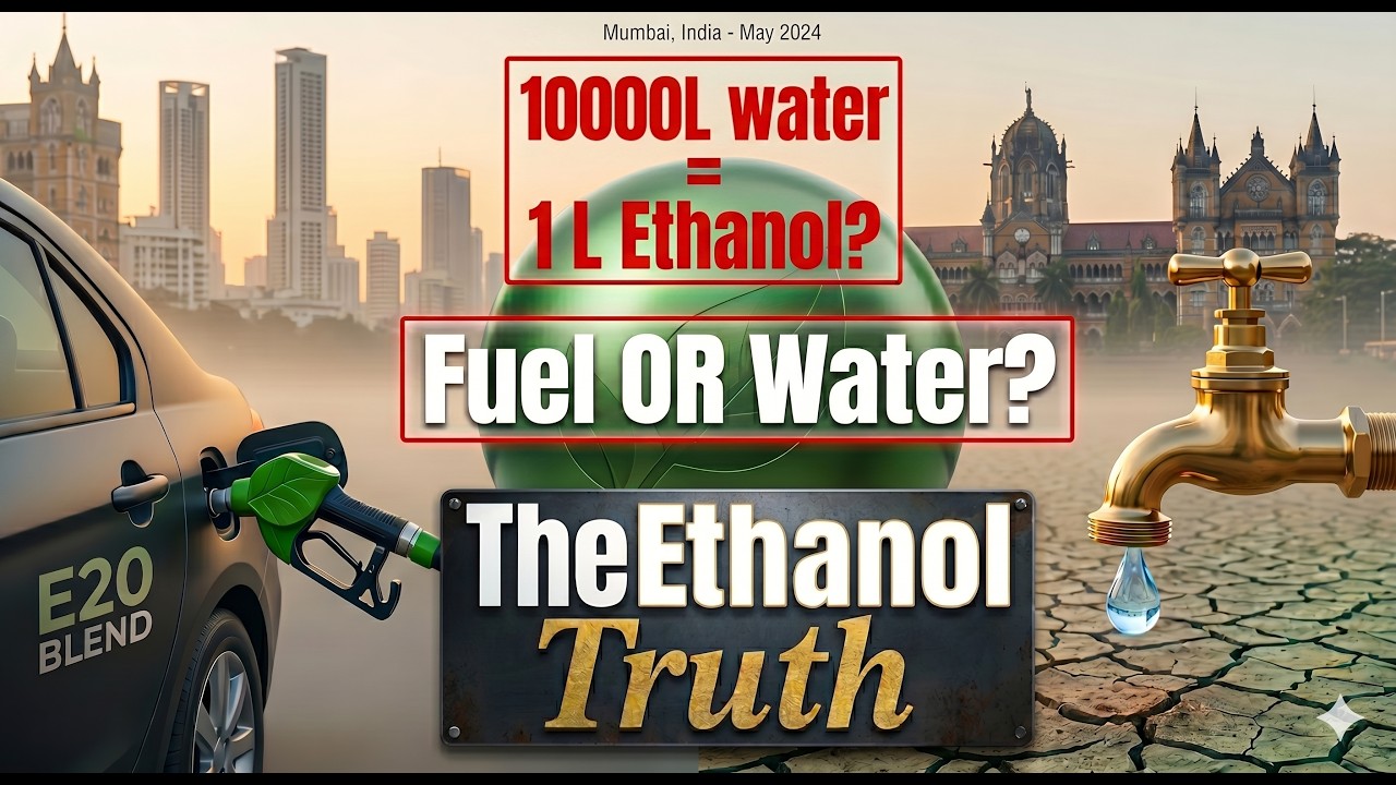 Ethanol vs. Water: The Truth Behind 10,000 Litre Water for 1 Litre of Ethanol.