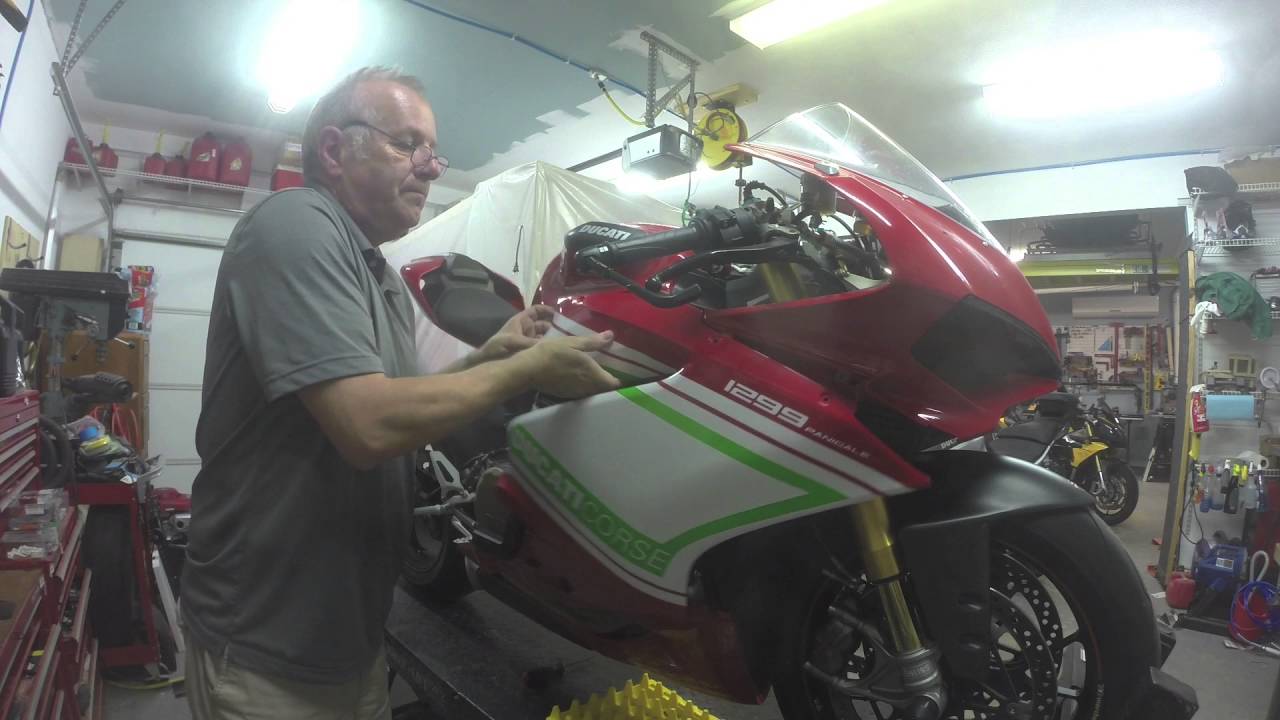 Ducati OEM Track Fairing Removal - Ducati 1299S