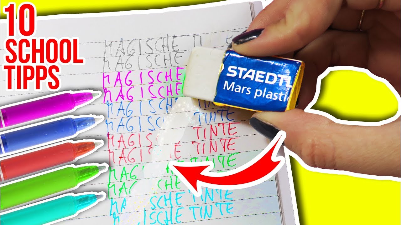 10 CRAZY DINGE DIE JEDER SCHÜLER & STUDENT WISSEN MUSS! 😲 BACK TO SCHOOL SCHULSACHEN SUPPLIES HAUL