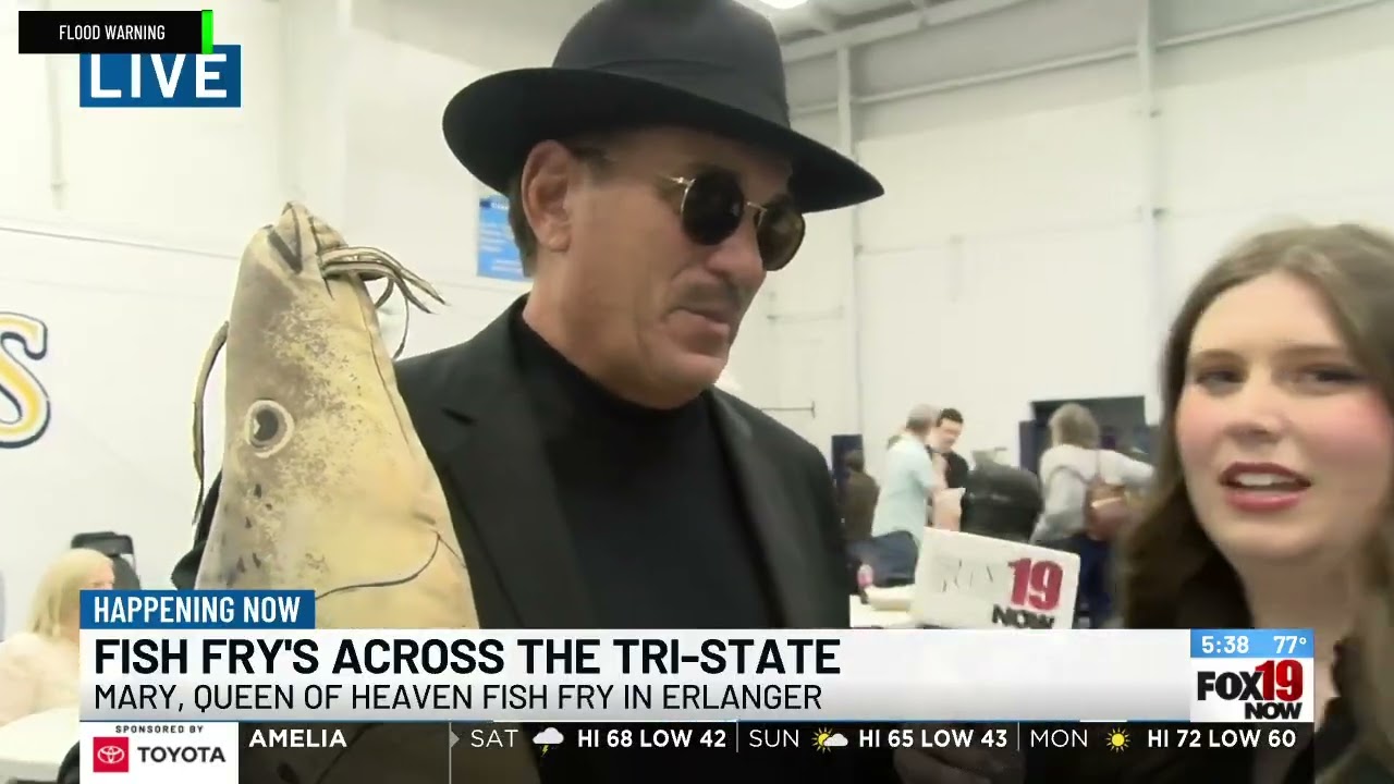 Anna DuVall --Fish Fry Friday at Mary, Queen of Heaven FOX19 WXIX 5:30p 3/8 Cincinnati, OH