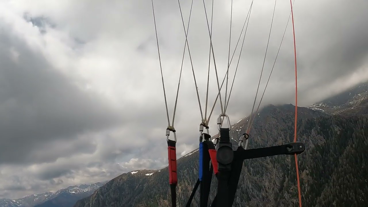 PANAROTTA 7. Paragliding over Panarotta in 4k, raw footage, no editing, no music, no voice-over.