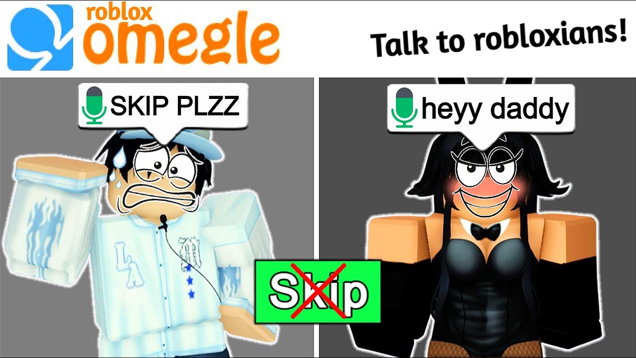 ГОЛОСОВОЙ ЧАТ в Roblox Omegle... Но я не могу ПРОПУСТИТЬ НИКОГО
