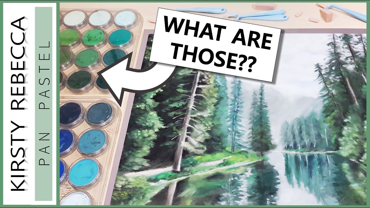Подробное описание пастельных карандашей Pan Pastels! // Самые важные советы по их использованию!