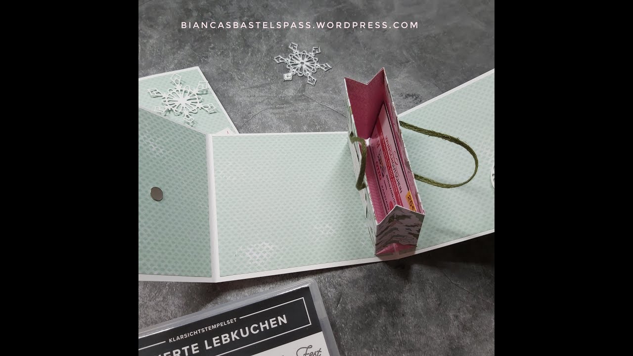 Handtasche in der Karte - coole 3D Technik - perfekt für Gutschein- od Geldgeschenke - Stampin' Up!