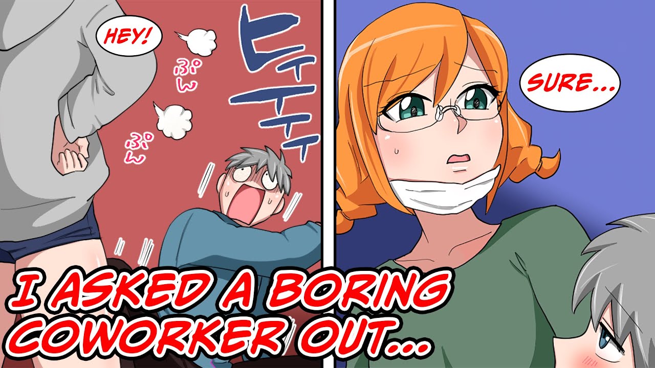 I asked a quiet and plain coworker out on a date, but a supermodel showed up... [Manga dub]