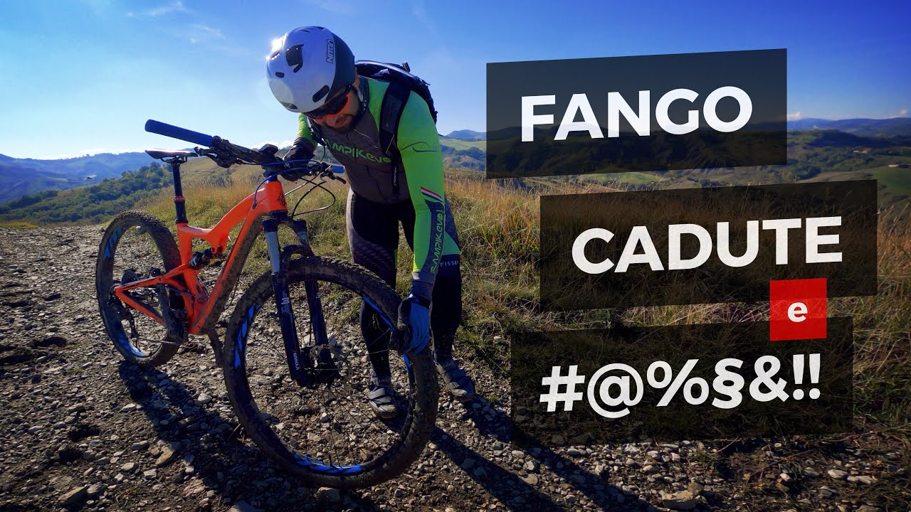 Fango, cadute e #@%§&!! | Lungo Idice e Saetta | Ozzano dell'Emilia | MTB Bologna [4k]