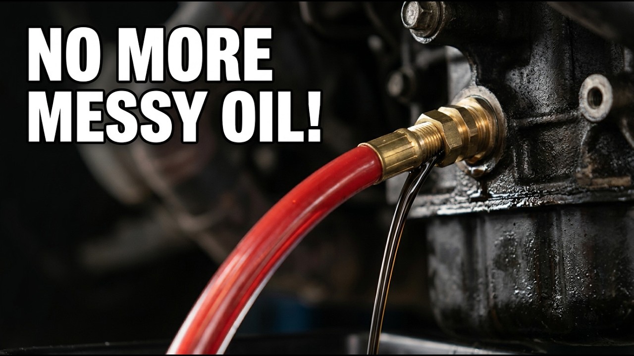 Make Oil Changes Easy with the Drainzit Drain Hose