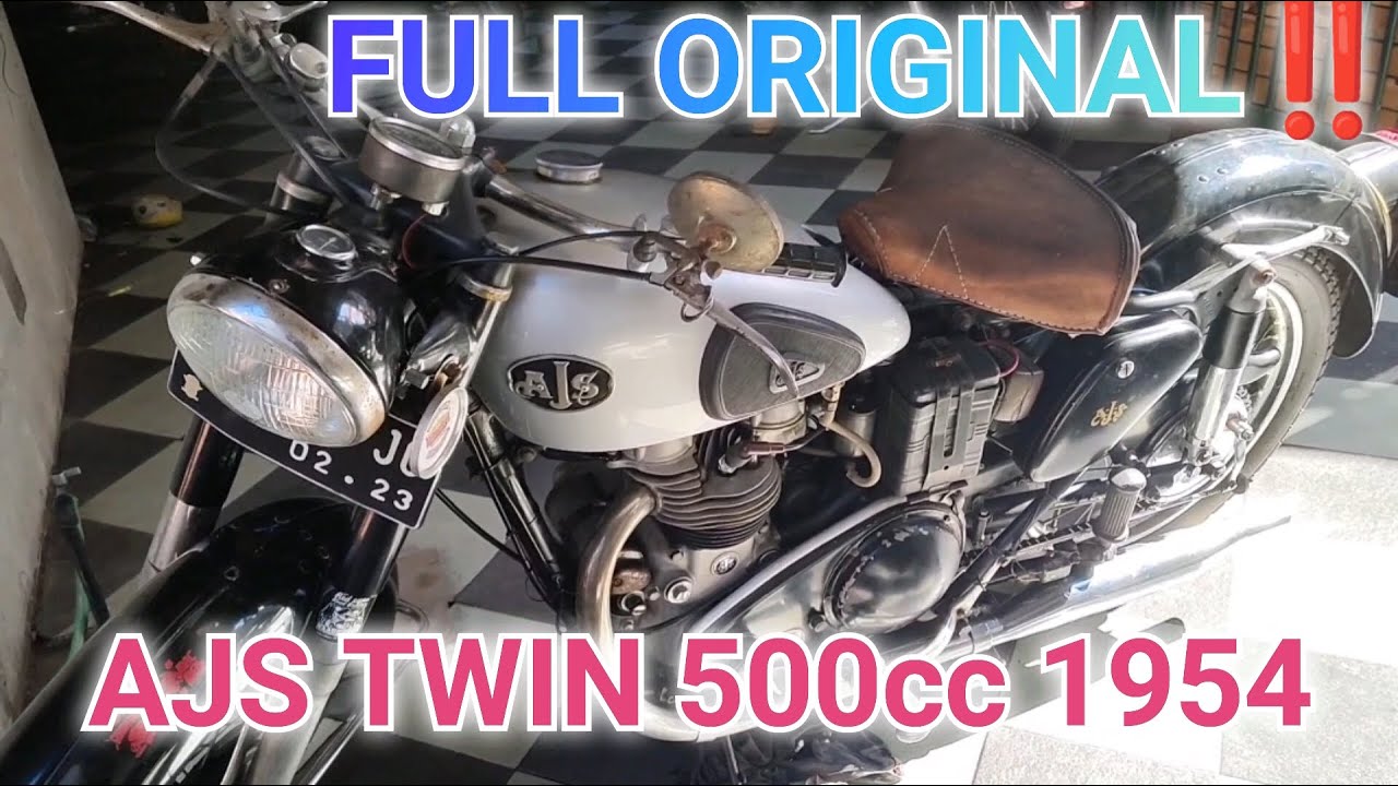 Full Original‼️AJS TWIN 500cc Tahun 1954