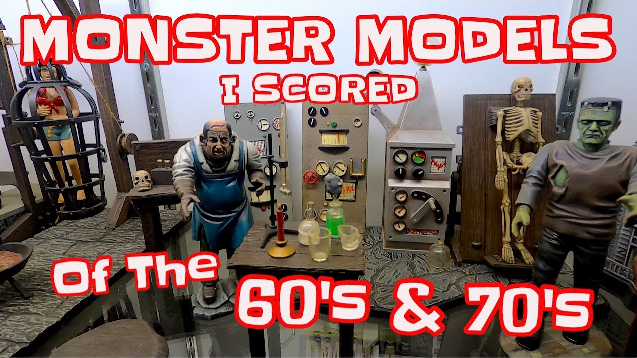 MONSTER MODELS I SCORED of the 60's & 70's