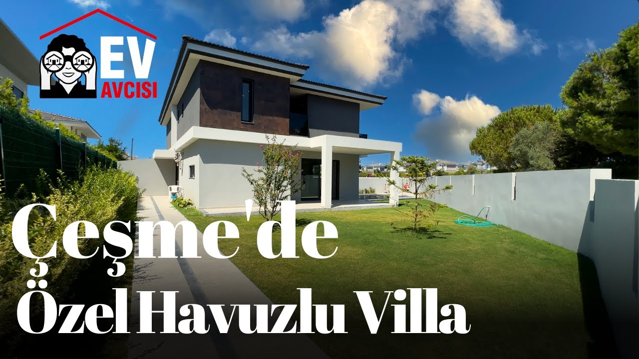 İzmir Çeşme'de Özel Havuzlu Satılık Lüks Villa I Çeşme Satılık Villa 189