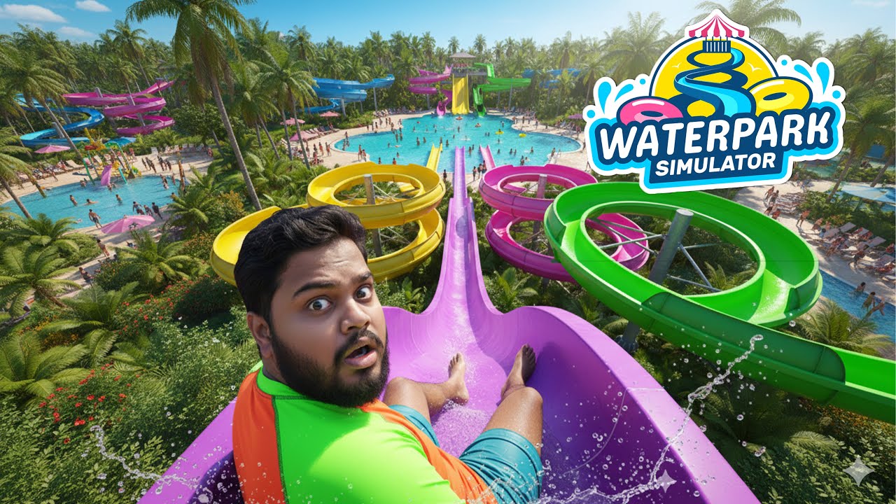 Waterpark Simulator LIVE - தமிழ். 🔴 Part - 2  |  Gamer DG 😈
