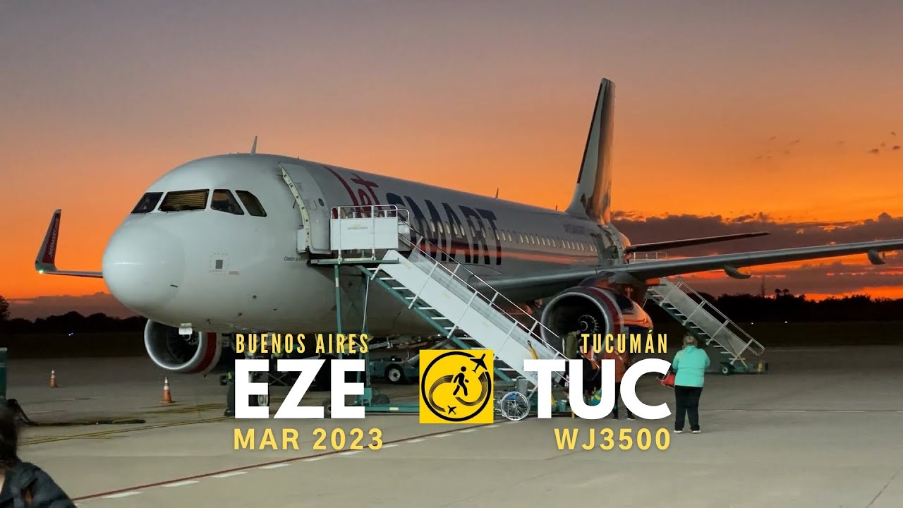 Vuelo de Ezeiza, Buenos Aires a Tucumán - Marzo 2023