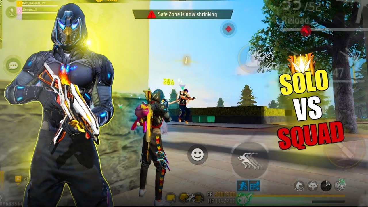Woodpecker + Ump 😲Solo Vs Squad 🤯 Smooth Rush Game Play 🙂