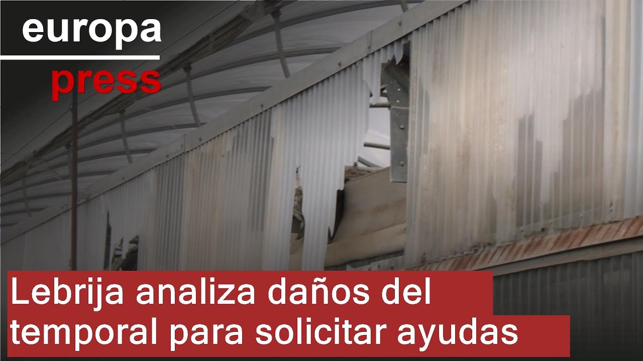 Lebrija (Sevilla) evalúa los daños por el temporal para estudiar una posible zona catastrófica
