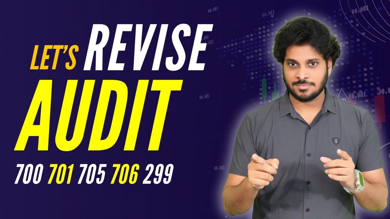 Audit Report SA 700 705 706 701 | 10 Marks | Jan 2025 Exams