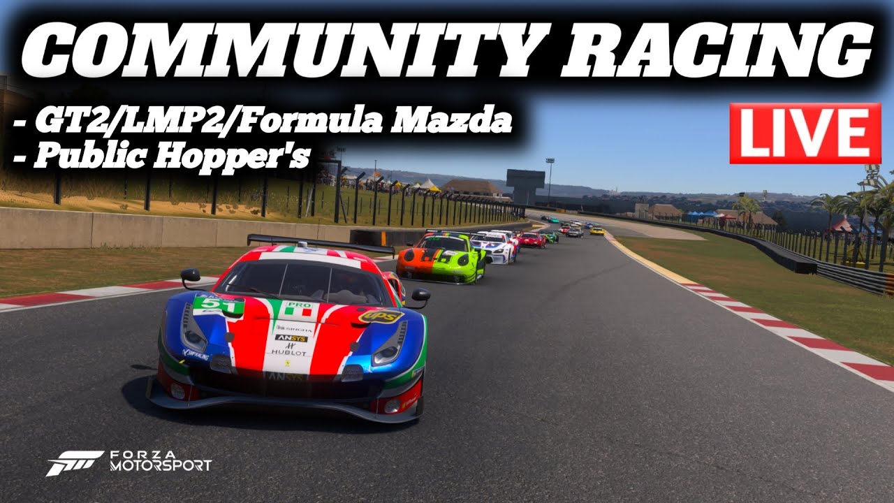 Forza Motorsport - GT2/LMP2/Formula Mazda Community Racing In Public Hoppers (MERRY CHRISTMAS!!!)