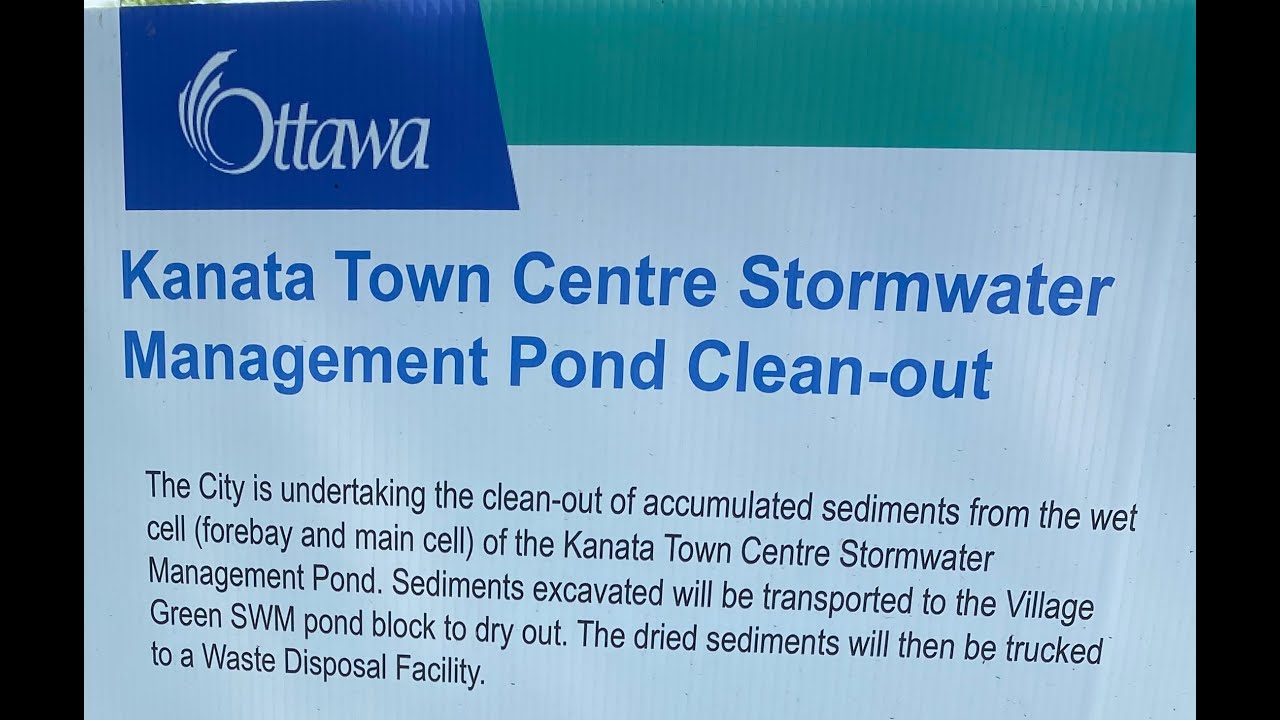 KANATA STORMWATER POND CLEAN-OUT 2025 - an 8 Minute video