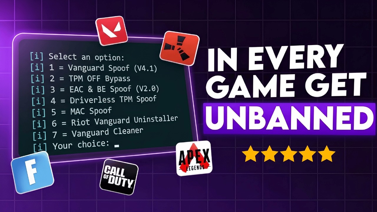 HWID Spoofer Tutorial: How To Get Unbanned From Any Game In 1 Minute!